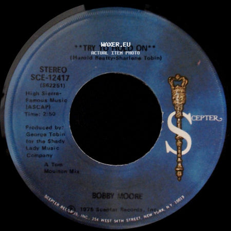 Bobby Moore - Try To Hold On / Try To Hold On (Disco Version) side A