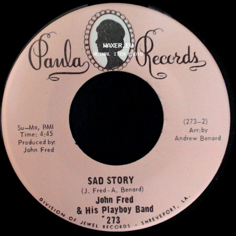 John Fred & His Playboy Band - Sad Story / Agnes English side A