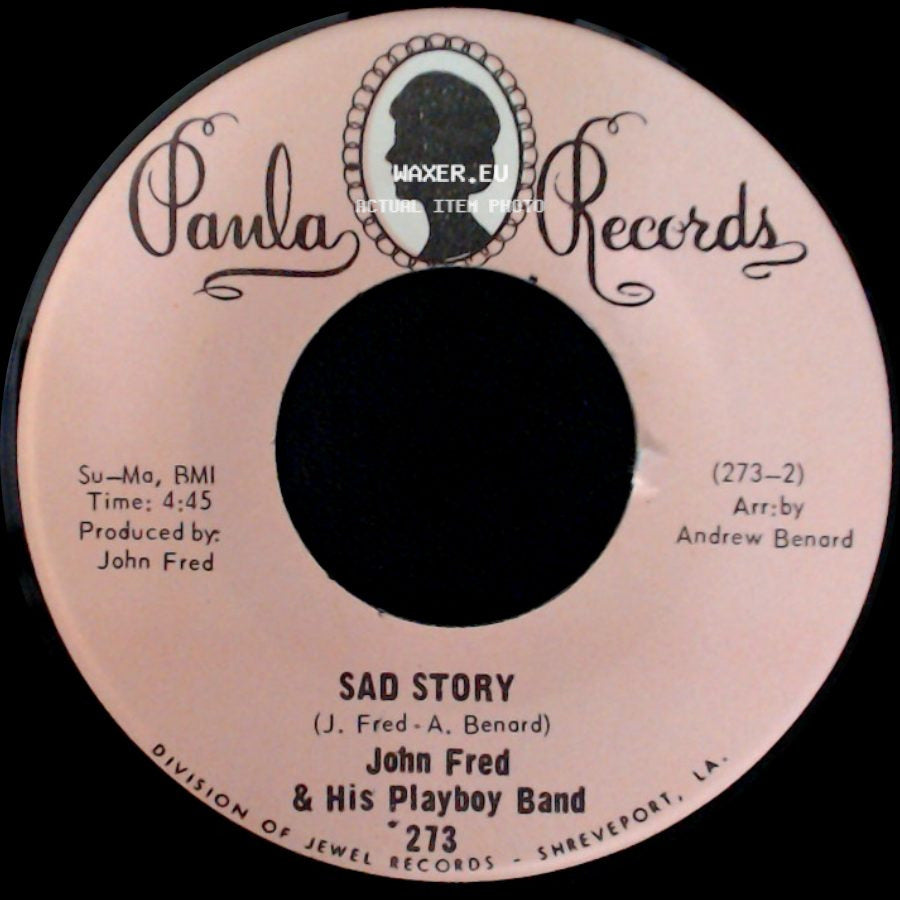 John Fred & His Playboy Band - Sad Story / Agnes English side A