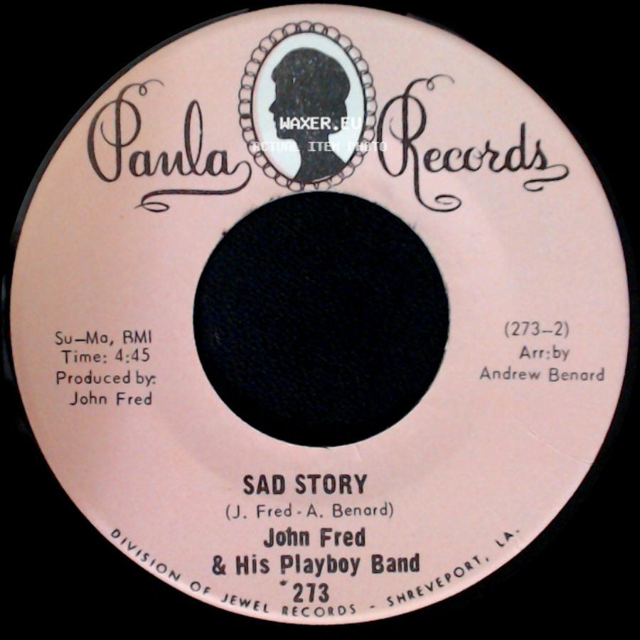 John Fred & His Playboy Band - Agnes English / Sad Story side B