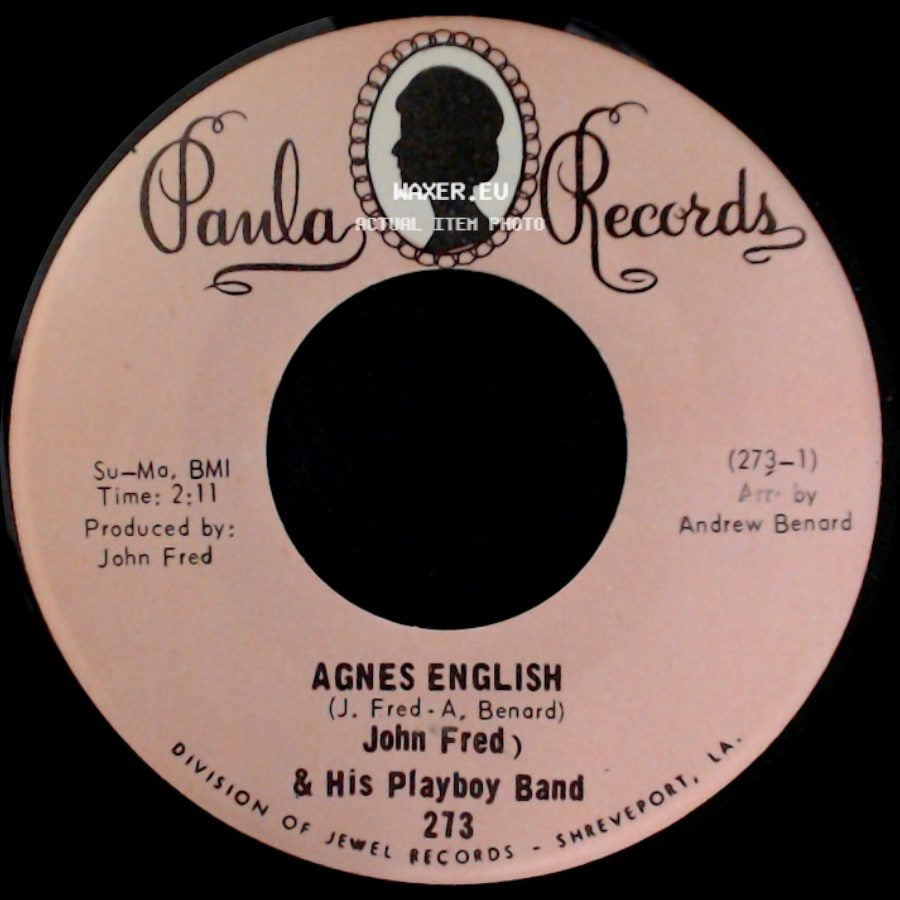 John Fred & His Playboy Band - Agnes English / Sad Story side A