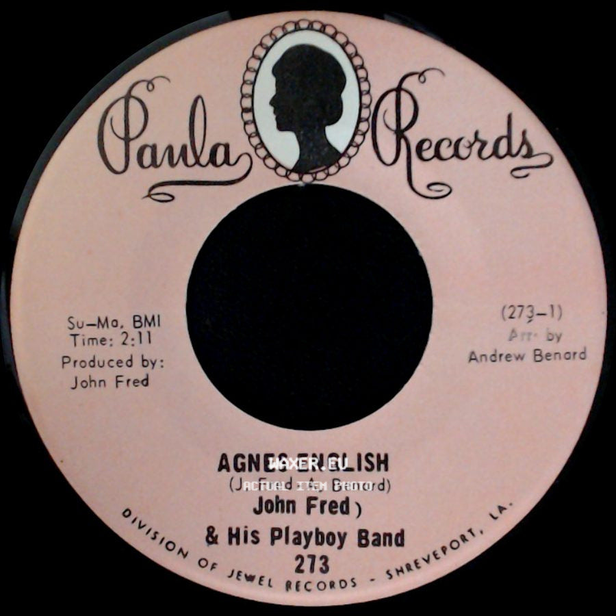 John Fred & His Playboy Band - Sad Story / Agnes English side B