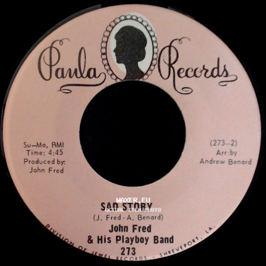 John Fred & His Playboy Band - Sad Story / Agnes English side A