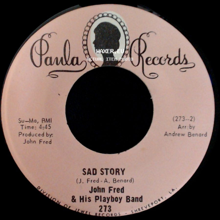 John Fred & His Playboy Band - Sad Story / Agnes English side A