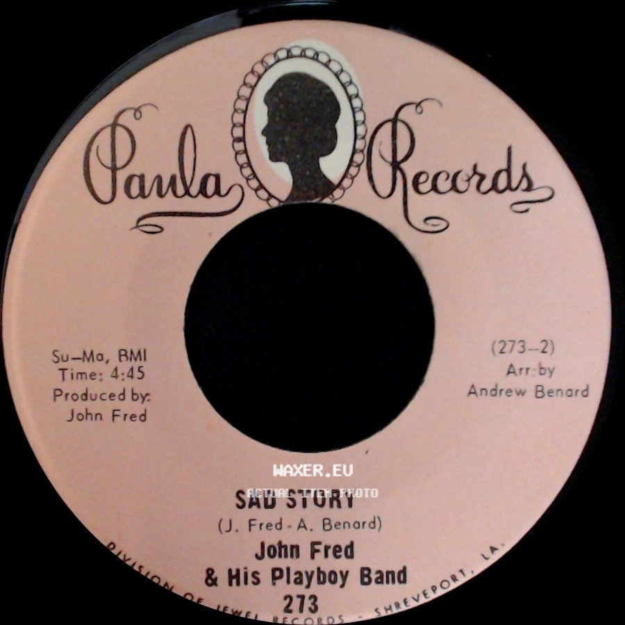 John Fred & His Playboy Band - Sad Story / Agnes English side A