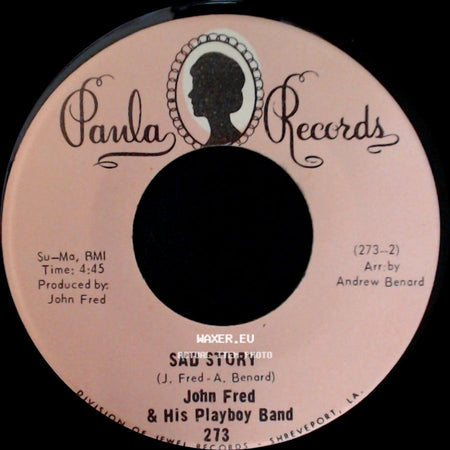 John Fred & His Playboy Band - Sad Story / Agnes English side A