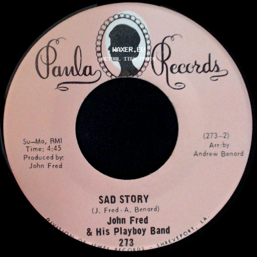 John Fred & His Playboy Band - Sad Story / Agnes English side A