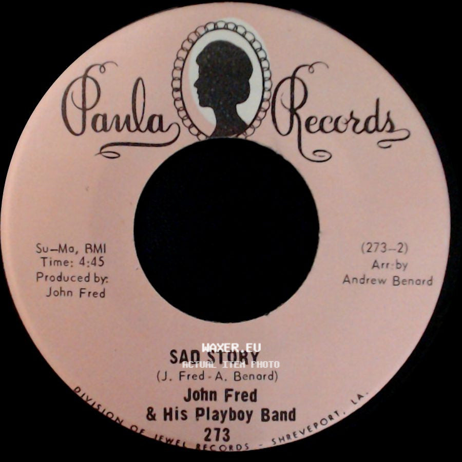 John Fred & His Playboy Band - Sad Story / Agnes English side A