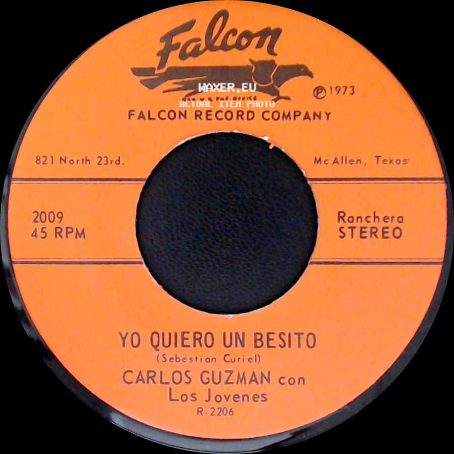 Carlos Guzman Con Los Jovenes - Yo Quiero Un Besito / Retoñito De Amor side A