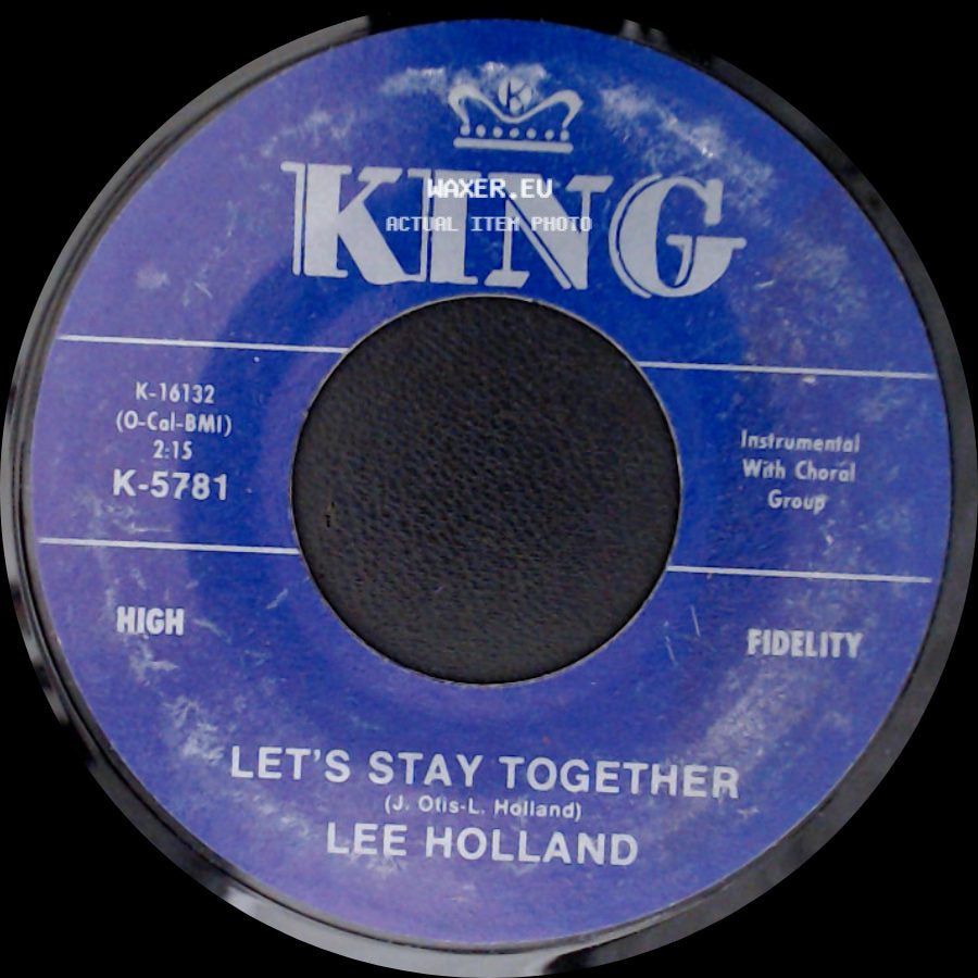 Lee Holland - Give Me Back My Heart / Let's Stay Together side B