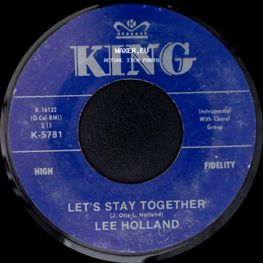 Lee Holland - Let's Stay Together / Give Me Back My Heart side A