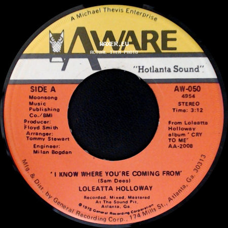 Loleatta Holloway - I Know Where You're Coming From / The Show Must Go On side A