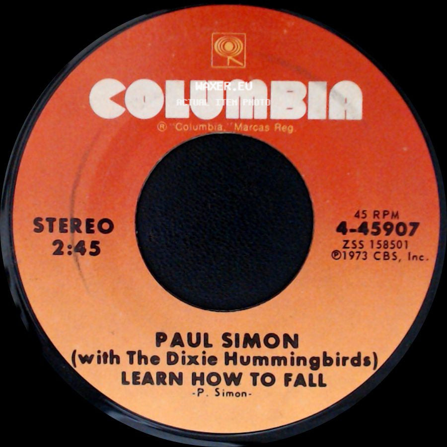 Paul Simon (With The Dixie Hummingbirds) - Learn How To Fall / Loves Me Like A Rock side A