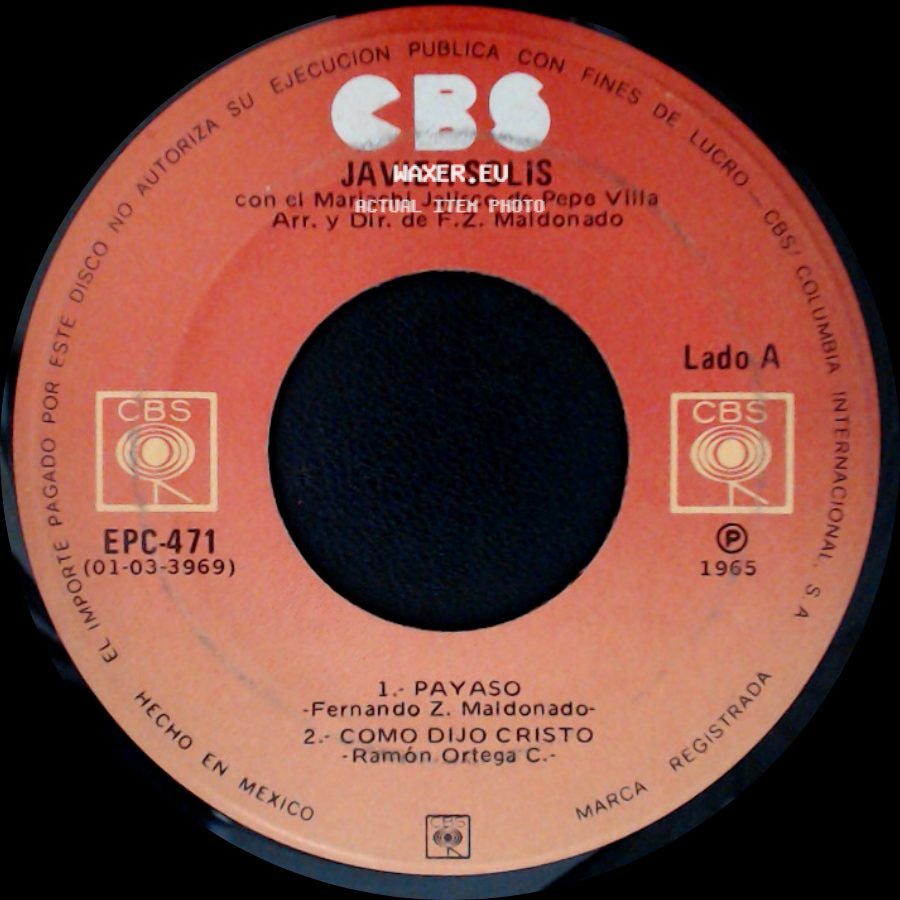 Javier Solis - Unknown Title A / Unknown Title B side A