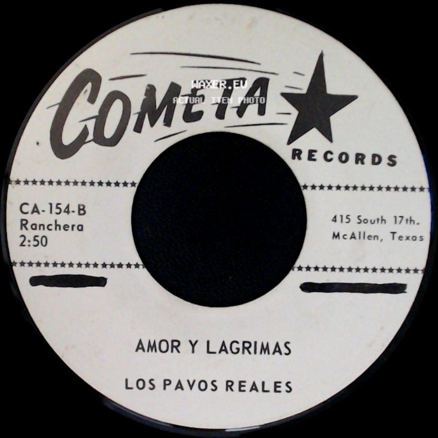 Los Pavos Reales - Pidele A Dios / Amor Y Lagrimas side B