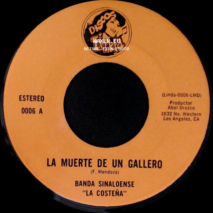 Banda Sinaloense "La Costeña" - Cruz De Olvido / La Muerte De Un Gallero side B