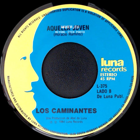 Los Caminantes - He Sabido / Aquella Joven side B
