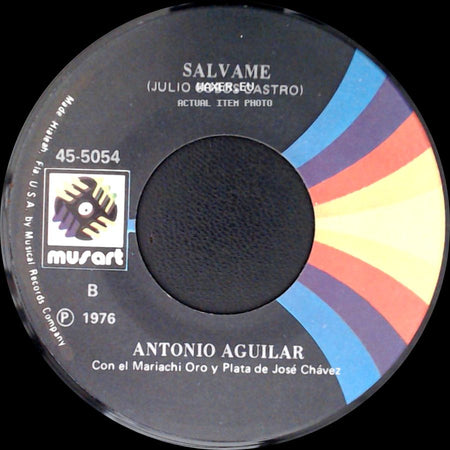 Antonio Aguilar - La Cruda (Gustavo A. Santiago) / Salvame (Julio Cobos Castro) side B
