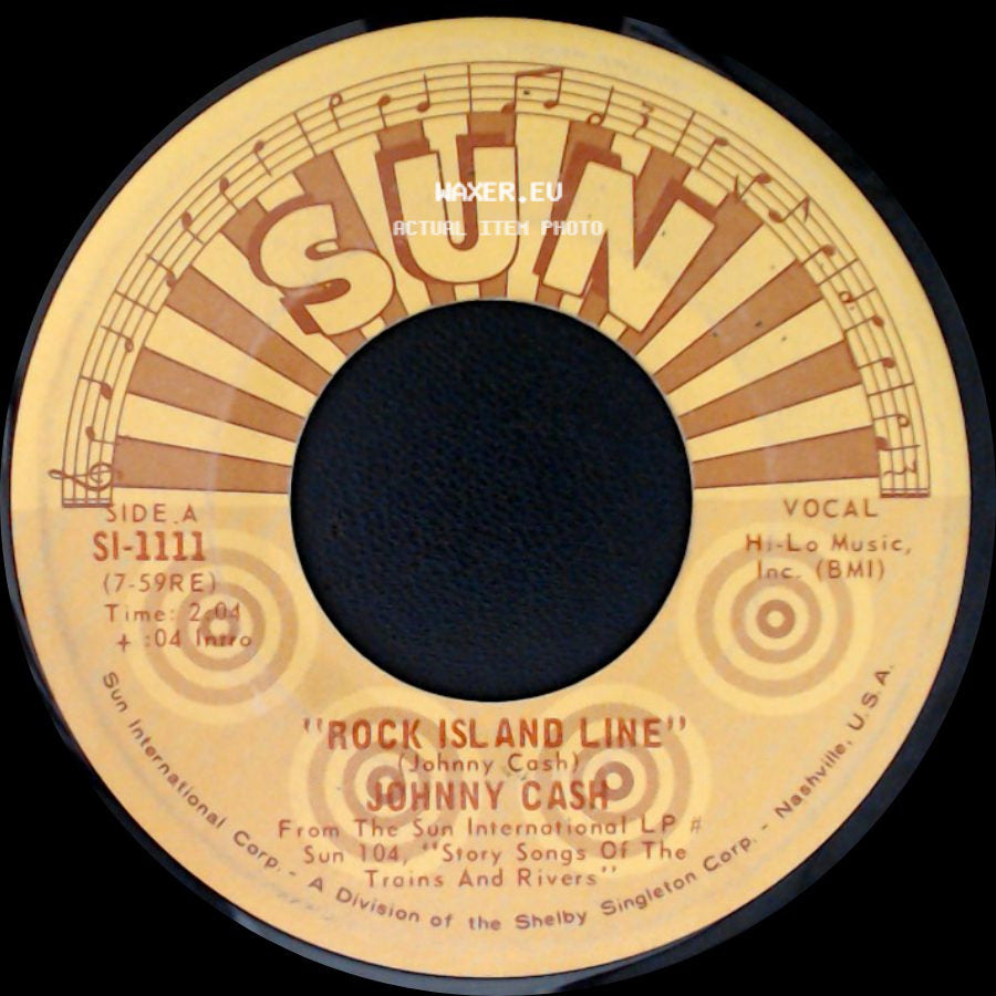 Johnny Cash - Rock Island Line / Next In Line side A