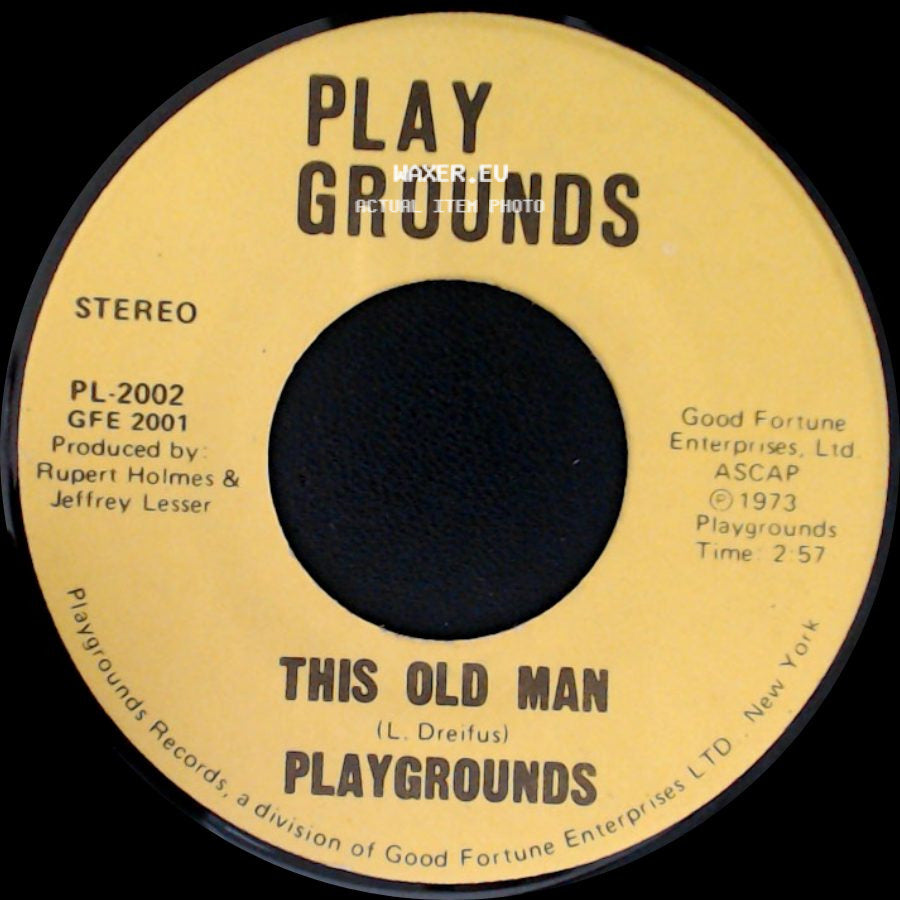 Playgrounds - This Old Man / Always Friends side A
