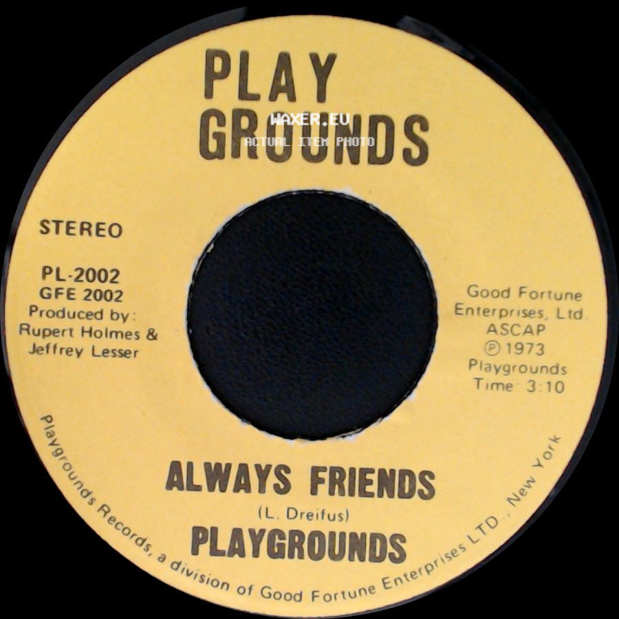 Playgrounds - Always Friends / This Old Man side A