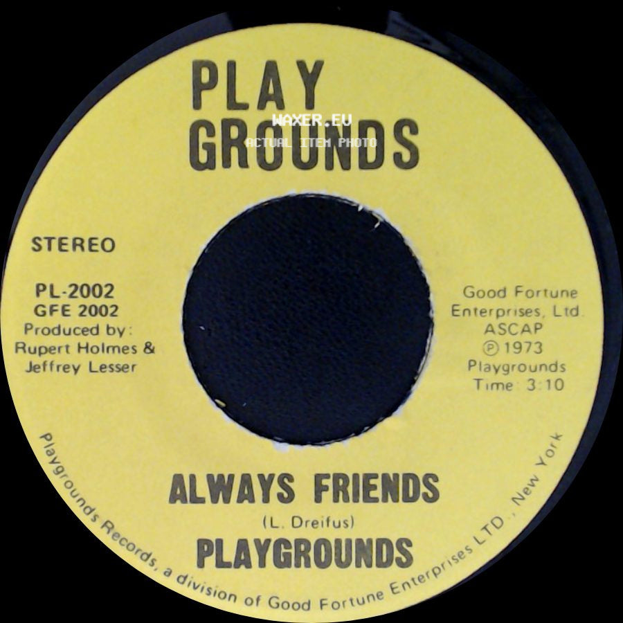 Playgrounds - Always Friends / This Old Man side A