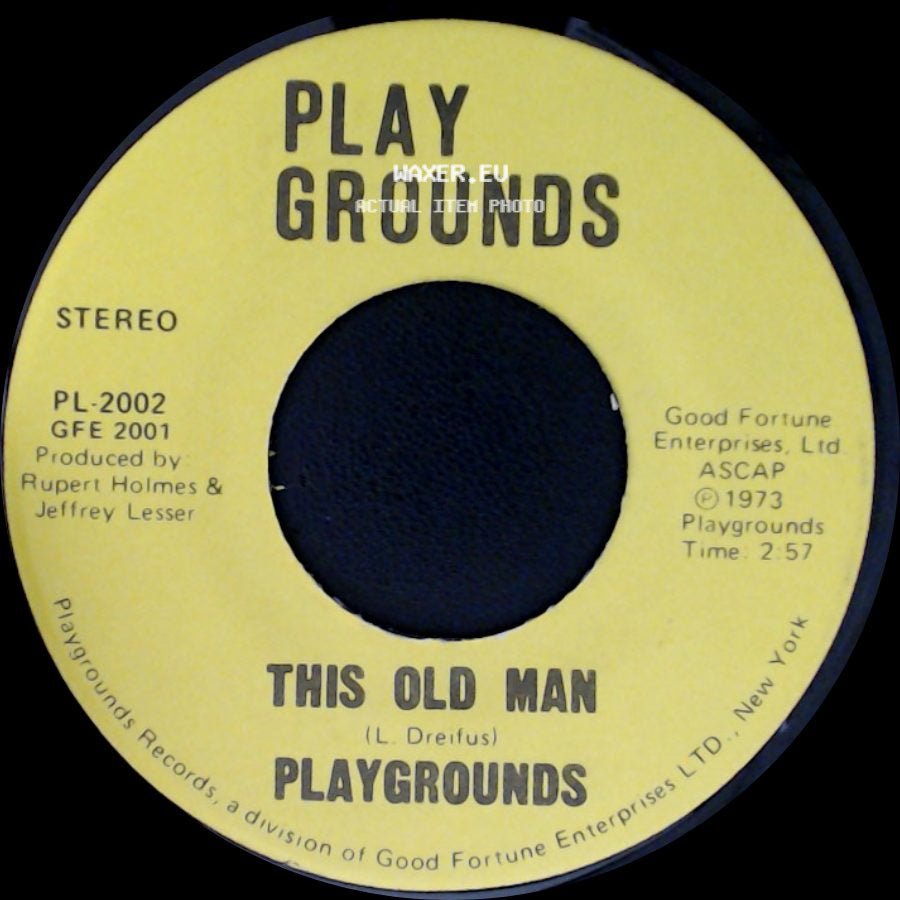 Playgrounds - Always Friends / This Old Man side B