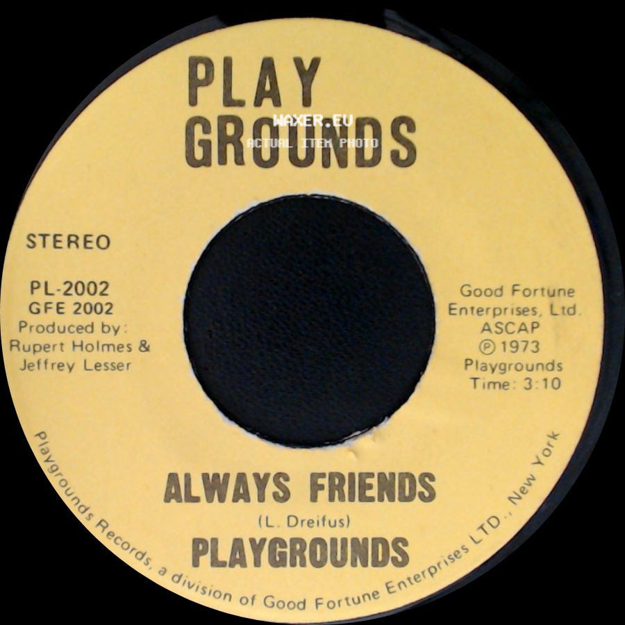 Playgrounds - Always Friends / This Old Man side A