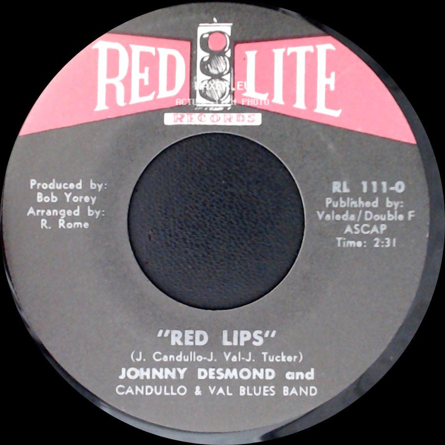 Johnny Desmond And Candullo & Val Blues Band - Didn't We / Red Lips side B