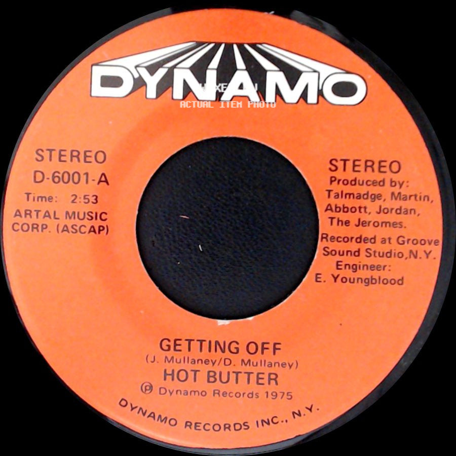 Hot Butter - Getting On / Getting Off side B