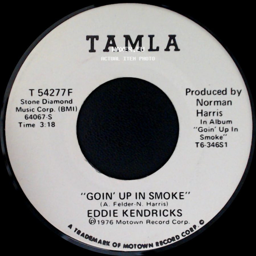 Eddie Kendricks - Thanks For The Memories / Goin' Up In Smoke side B