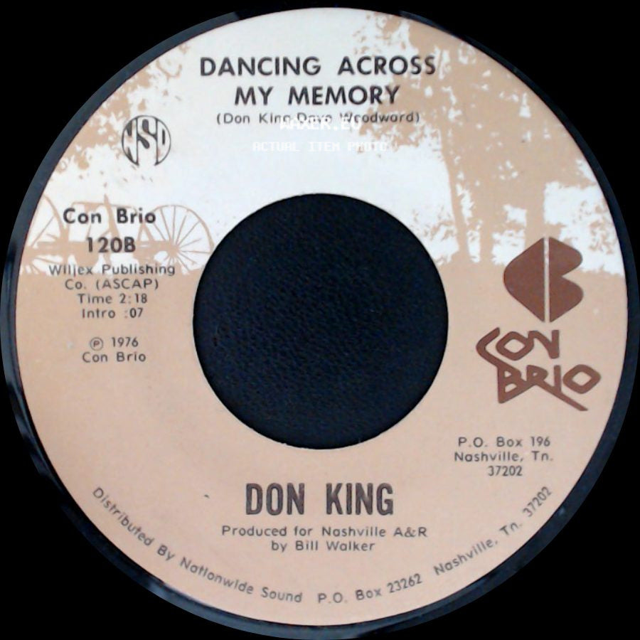 Don King - Dancing Across My Memory / She's The Girl Of My Dreams side A