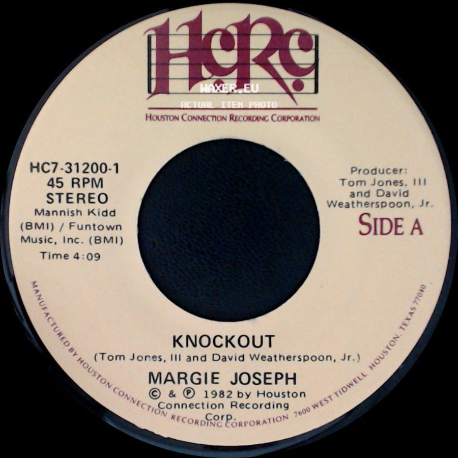 Margie Joseph - Knockout / Knockout (Part Ii) side A