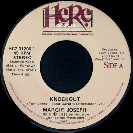 Margie Joseph - Knockout / Knockout (Part Ii) side A