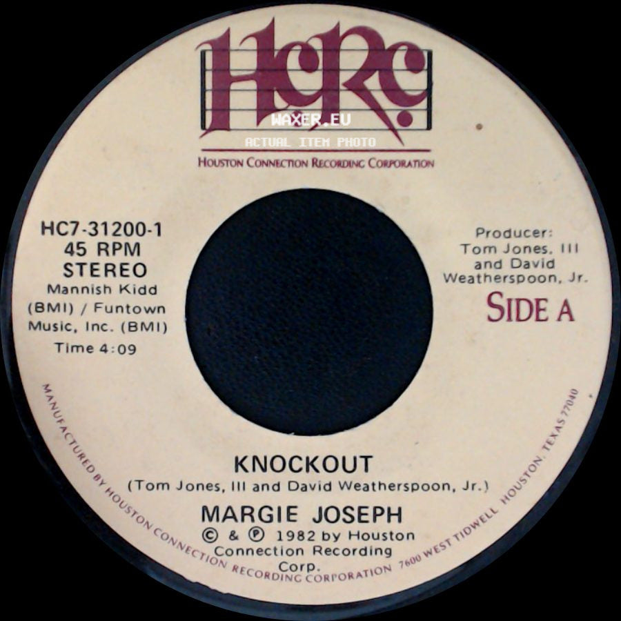 Margie Joseph - Knockout / Knockout (Part Ii) side A