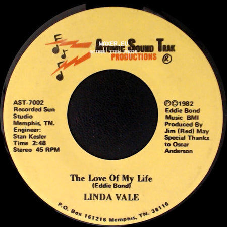 Linda Vale - Someone To Hold You / The Love Of My Life side B