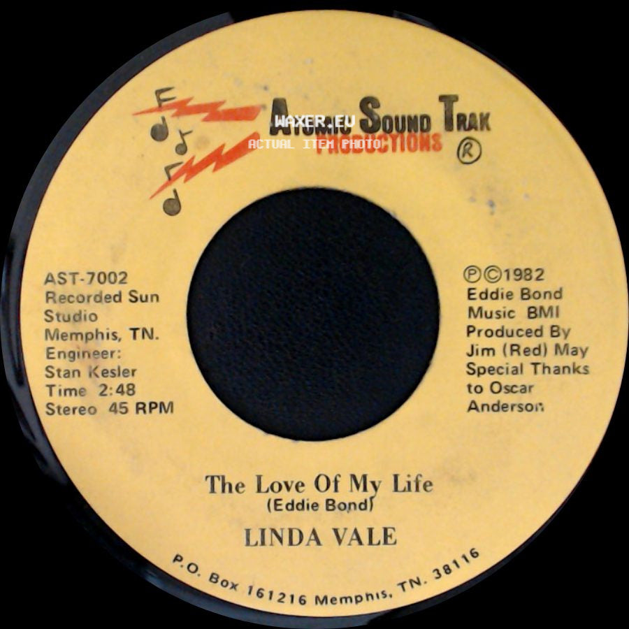 Linda Vale - Someone To Hold You / The Love Of My Life side B