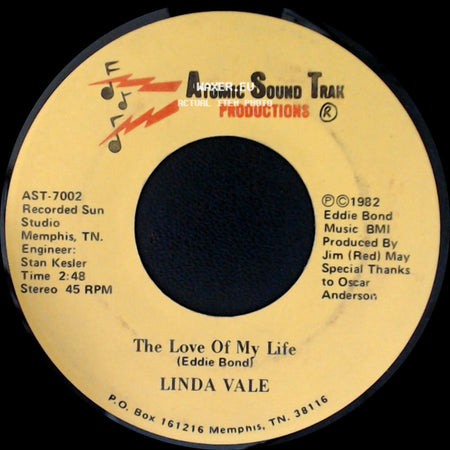 Linda Vale - Someone To Hold You / The Love Of My Life side B