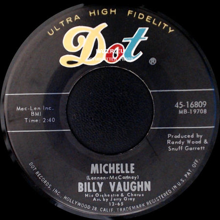 Billy Vaughn - Elaine / Michelle side B