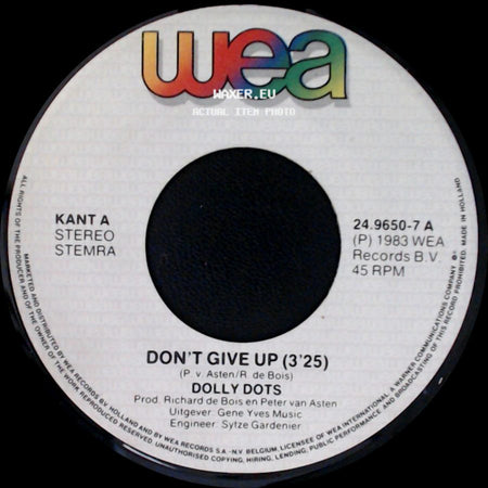 Dolly Dots - Don't Give Up (3'25) / I Don't Wanna Loose Ya side A