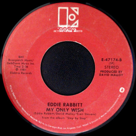 Eddie Rabbitt - My Only Wish / Step By Step side A