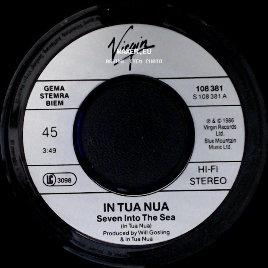 In Tua Nua - Seven Into The Sea / Ballad Of Irish Love side A