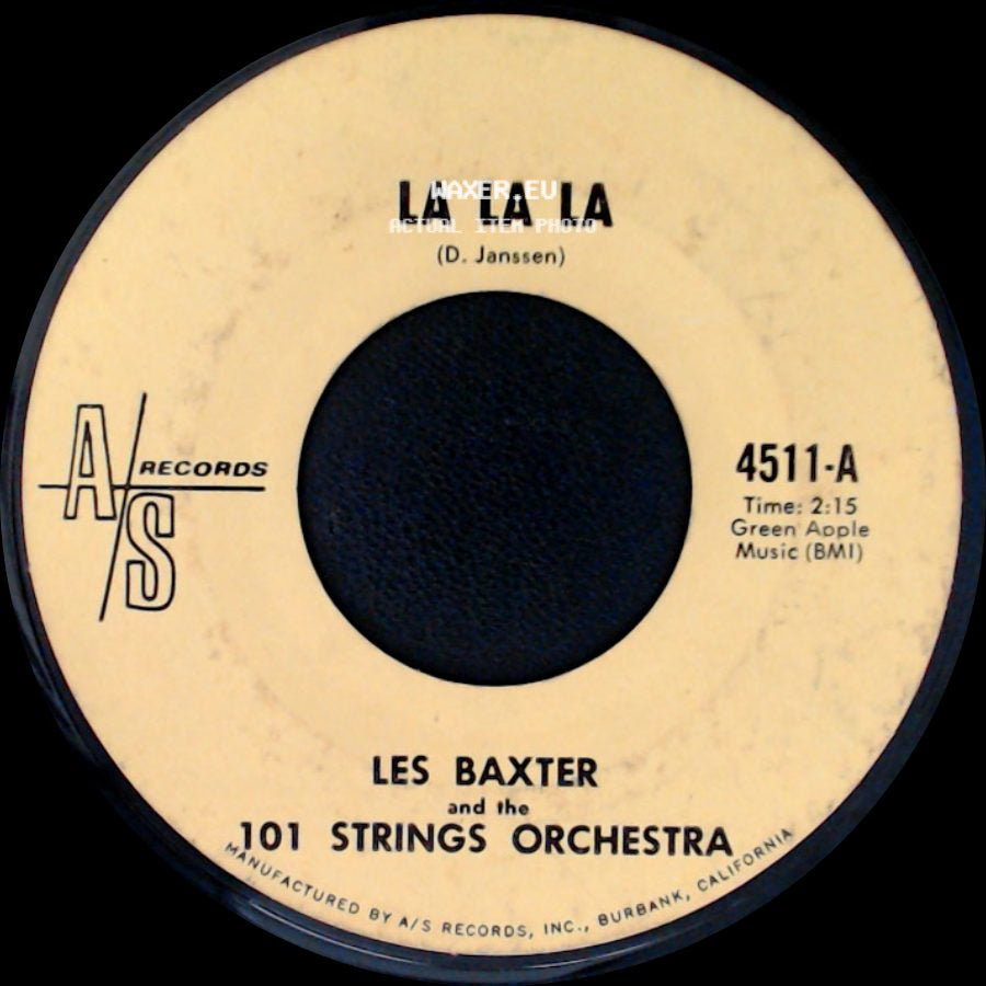 Les Baxter And The 101 Strings Orchestra - Girl On The Boulevard / La La La side B