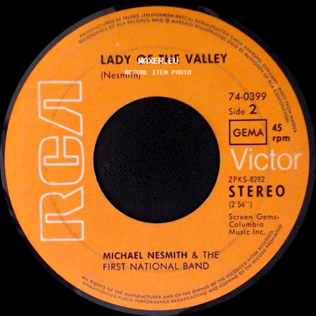 Michael Nesmith & The First National Band - Silver Moon / Lady Of The Valley side B