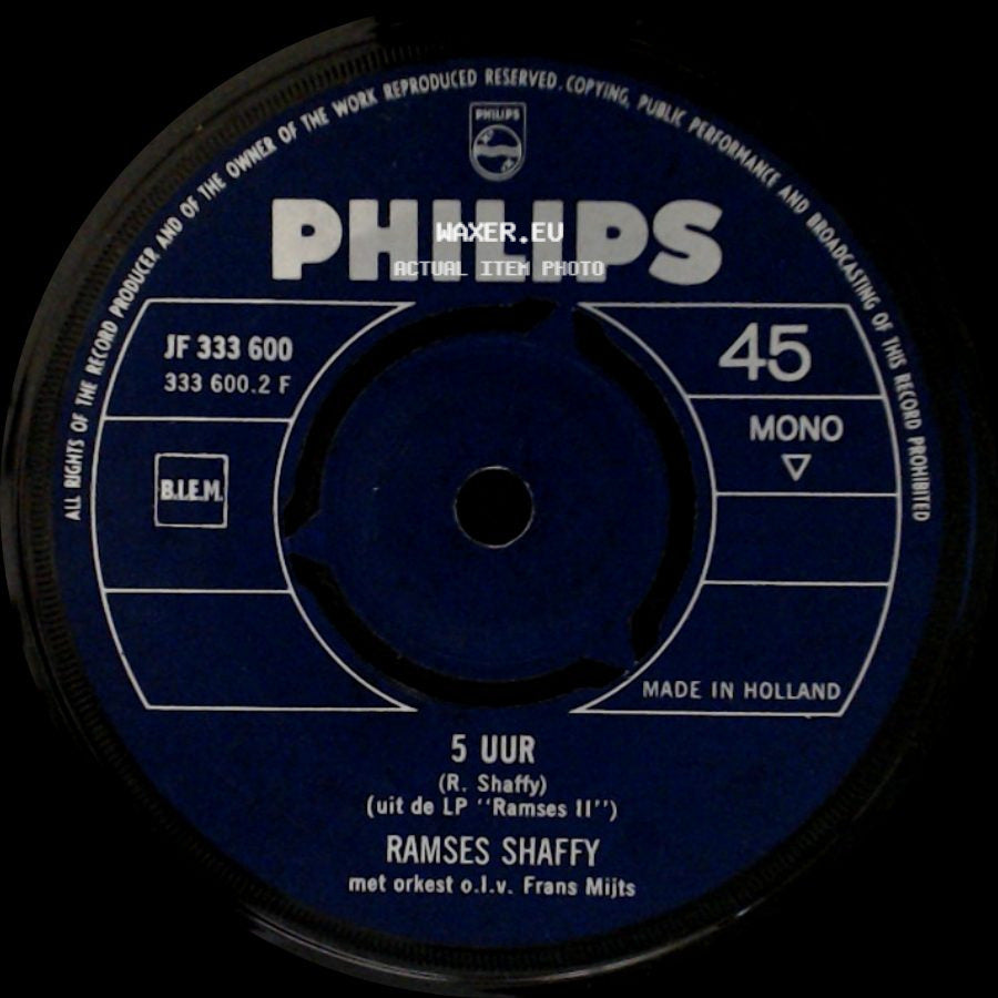 Ramses Shaffy - 5 Uur / Sammy side A