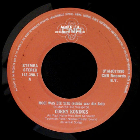 Corry Konings - Pina Colada / Mooi Was Die Tijd (Schon War Die Zeit) side B