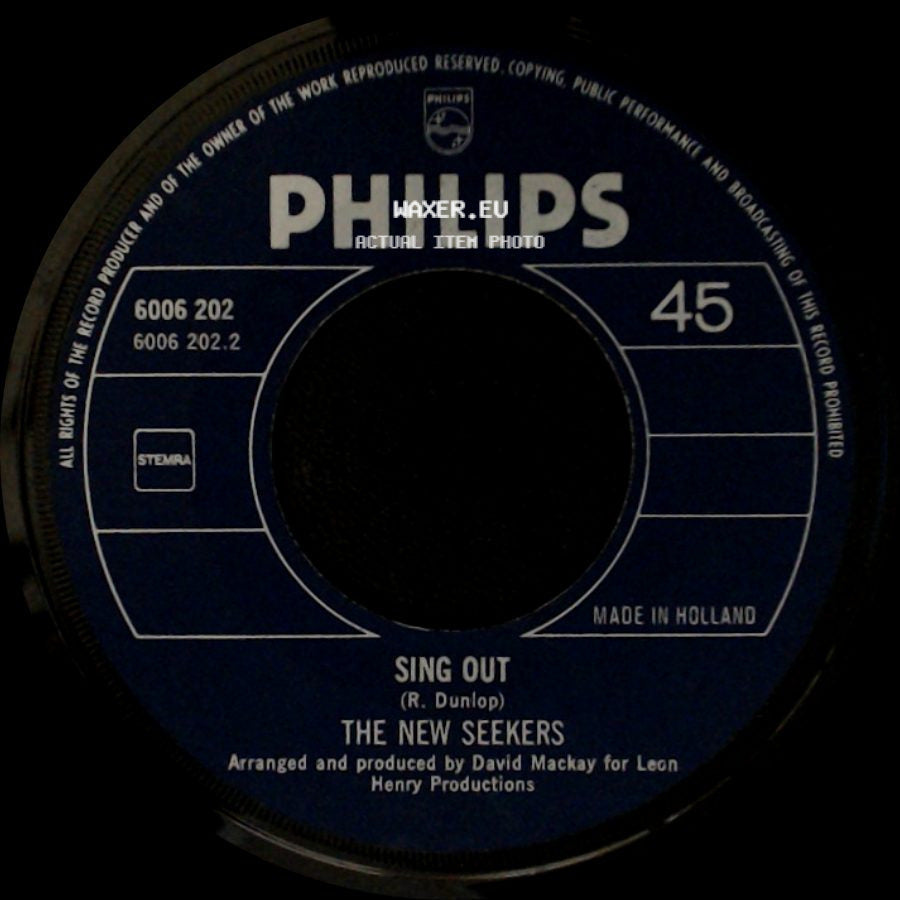 The New Seekers - Beg, Steal Or Borrow / Sing Out side B