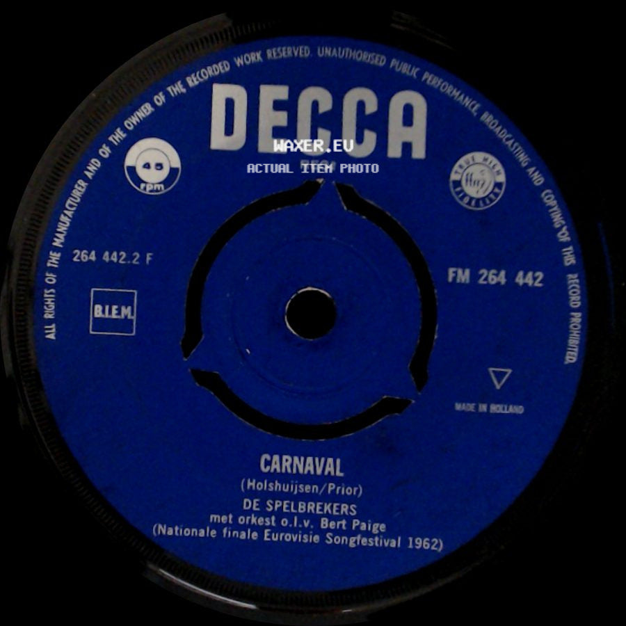 De Spelbrekers - Carnaval / Katinka side A