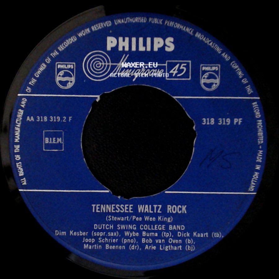 Dutch Swing College Band - Marina / Tennessee Waltz Rock side B