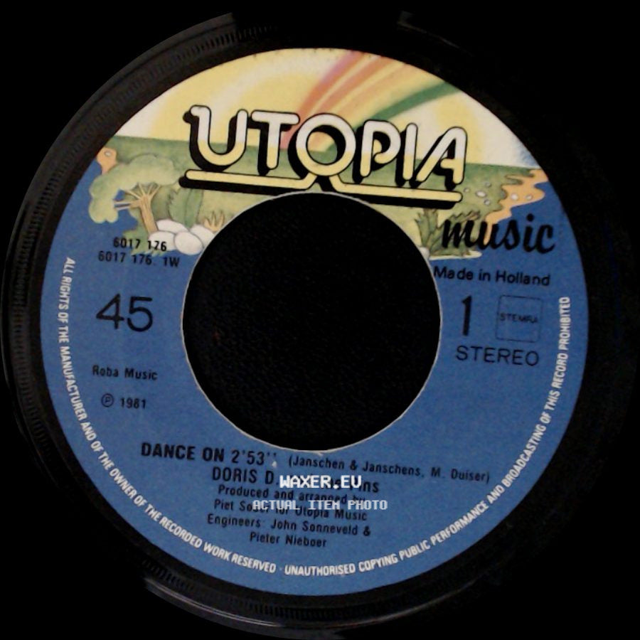 Doris D. And The Pins - Dance On / Dance At The Schoolyard side A
